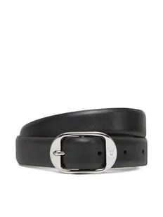Calvin Klein Pasek Damski Forged Pin Belt 25Mm LV04K7014G Czarny - Paski - miniaturka - grafika 1