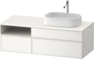 Szafki łazienkowe - Duravit Zencha Szafka podumywalkowa wisząca 130x55 cm biała ZE4829064840000 - miniaturka - grafika 1