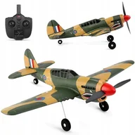 Zabawki zdalnie sterowane - Samolot WOJSKOWY Zdalnie Sterowany WLTOYS A220 XK 3D/6G P40 ŻYROSKOP - miniaturka - grafika 1