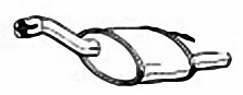 Tłumik końcowy IZAWIT 17.311A 1067319 - Tłumiki - miniaturka - grafika 1