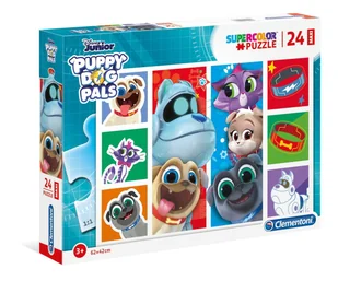 Clementoni Puzzle 24 Super Kolor Puppy Dog Pals maxi - Puzzle - miniaturka - grafika 1
