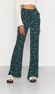 Spodnie damskie - PEPE JEANS SPODNIE GRANATOWE W KWIATKI XS P9W - miniaturka - grafika 1