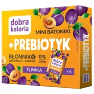 Batoniki - Minibatoniki śliwka + "prebiotyk" Dobra Kaloria, 102g - miniaturka - grafika 1