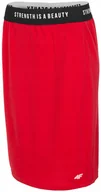 Sukienki i spódnice sportowe - 4F Spódnica Sportowa Dzianinowa Swoboda Ruchów Czerwona Xs - miniaturka - grafika 1