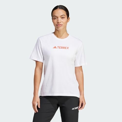 adidas Kobiety Terrex Classic Logo T-shirt, white, L