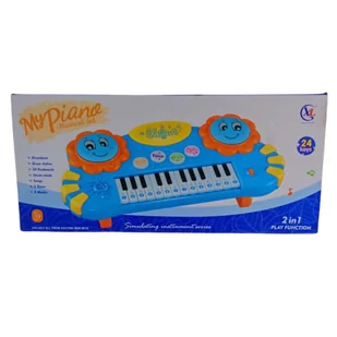 ELEKTRONICZNE ORGANY PIANINO ZESTAW INSTRUMENT MUZYCZNY MELODIE KWIATKI - Instrumenty muzyczne dla dzieci - miniaturka - grafika 1