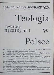Teologia w Polsce 6 2012 nr 1 - Religia i religioznawstwo - miniaturka - grafika 1