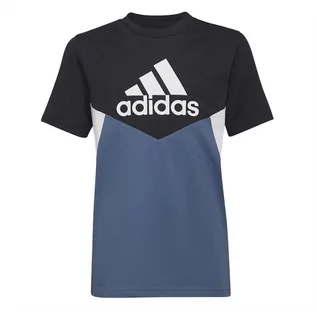 Koszulki i topy damskie - Koszulka adidas Sportswear Colorblock HN8551 - multikolor - Adidas - grafika 1