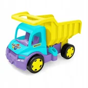 Zabawki do piasku - 65024 Wader Gigant Wywrotka Limit Turkusowo Żółta - miniaturka - grafika 1