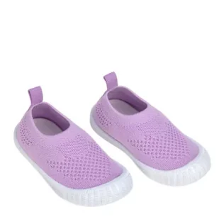 Lassig Ultrawygodne elastyczne trampki dziecięce z antypoślizgową podeszwą Splash & Fun lilac, rozm. 23 - Buciki dla niemowląt - miniaturka - grafika 1