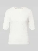 Swetry damskie - Sweter w kroju regular fit z dodatkiem wełny Model 'LELOU' - miniaturka - grafika 1