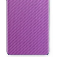 Akcesoria do smartwatchy - Folia naklejka skórka strukturalna na TYŁ do ZTE nubia Watch -  Carbon Fioletowy - apgo SKINS - miniaturka - grafika 1