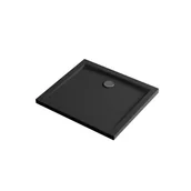 Grzejniki łazienkowe - Forma X brodzik prost.90x80 str.czarny - miniaturka - grafika 1