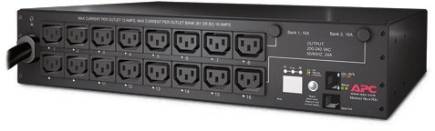 Listwa zasilająca APC AP7911B Switched 2U 16 gniazd C13 Czarny