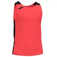 Koszulki sportowe męskie - Joma Top Record II Fluorkowy Różowy Czarny, 10222.031.XL - miniaturka - grafika 1