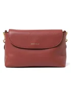 Torebki damskie - COCCINELLE Skórzana torebka w kolorze bordowym - 22 x 16 x 9 cm - miniaturka - grafika 1