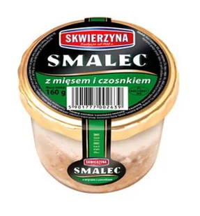 Skwierzyna Premium Smalec z mięsem i czosnkiem 160 g - Szybkie dania obiadowe - miniaturka - grafika 1