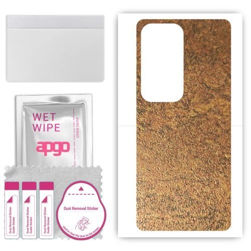 folia naklejka skórka strukturalna na TYŁ do Vivo V30 - Zardzewiała Miedź - apgo SKINS