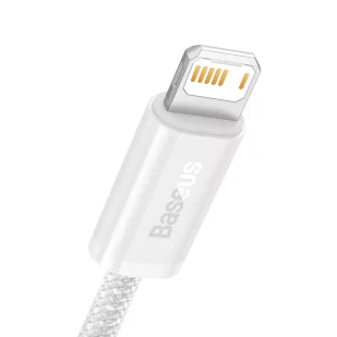 Baseus Kabel USB do Lightning Dynamic 2.4A 1m biały) - Kable USB - miniaturka - grafika 4