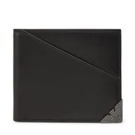 Portfele - Mały Portfel Męski Emporio Armani EM000992 AF13671 UC001 Czarny - miniaturka - grafika 1