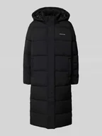 Płaszcze damskie - Płaszcz pikowany z kapturem - miniaturka - grafika 1