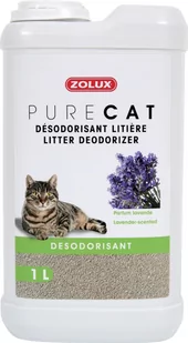 Zolux Purecat Dezodorant do żwirku o zapachu lawendy 1 L - Środki do usuwania zapachów - miniaturka - grafika 1