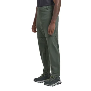 Męskie spodnie z odpinanymi nogawkami Jack Wolfskin HIKEOUT ZIP AWAY PANTS M slate green - 50S - Spodnie sportowe męskie - miniaturka - grafika 1