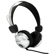 Słuchawki - Esperanza EH108 srebrne - miniaturka - grafika 1