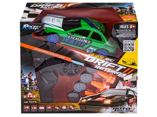 Samochód Do Driftu, Auto RC Drift 1:24 2,4 GHz 4WD ZIELONY - Zabawki zdalnie sterowane - miniaturka - grafika 13