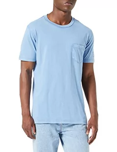 Replay Męski T-shirt M6284, 685 szary niebieski, 3XL - Koszulki męskie - miniaturka - grafika 1