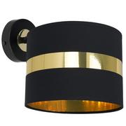 Lampy ścienne - Milagro Kinkiet PALMIRA BLACK / GOLD 1xE27 60W MLP6317 - miniaturka - grafika 1