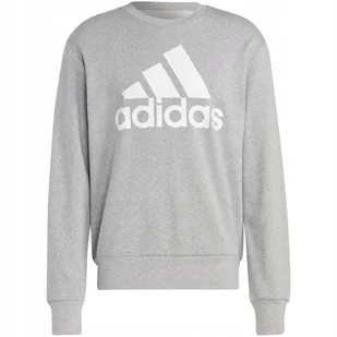 Bluza męska adidas Essentials French Terry Big Logo szara IC9326 M - Bluzy męskie - miniaturka - grafika 1