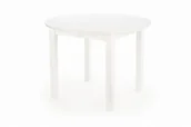 Ławy i stoliki kawowe - ST44M 102x102-142cm stół okrągły rozkładany biały - miniaturka - grafika 1