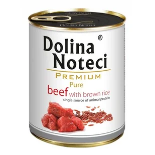 Dolina Noteci Premium Pure Wołowina Z Ryżem 800g - Mokra karma dla psów - miniaturka - grafika 1
