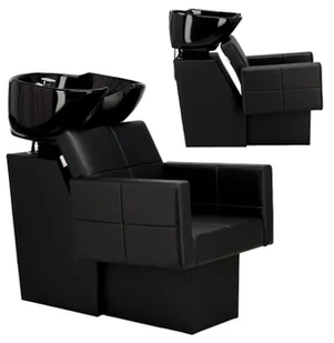 Myjnia myjka fryzjerska barberska Amsterdam do salonu fryzjerskiego barberskiego ruchoma ceramiczna misa armatura bateria słuchawka - Myjki fryzjerskie - miniaturka - grafika 1