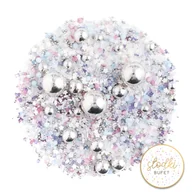 Dodatki do ciast w proszku - Posypka cukrowa mix konfetti Winter Wonderland 90 g - miniaturka - grafika 1