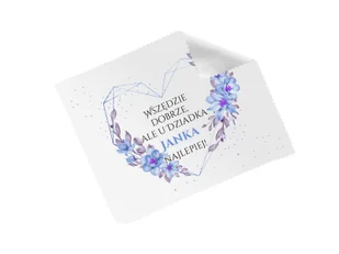 Ściereczka do okularów z imieniem na dzień dziadka - 1 szt. - Akcesoria do okularów - miniaturka - grafika 1