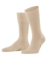 Skarpetki damskie - FALKE Mężczyźni Skarpety Tiago M SO Organiczna Bawełna jednokolorowe 1 Para, Beżowy (Silk 4097), 41-42 - miniaturka - grafika 1
