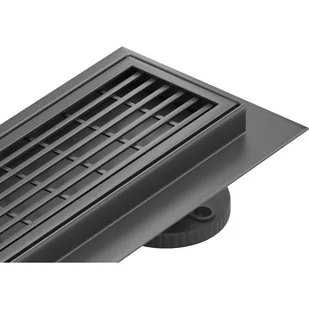 Mexen Flat 360° M33 odpływ liniowy obrotowy 80 cm, czarny - 1733080-40 - Odpływy liniowe - miniaturka - grafika 1