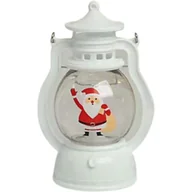 Świeczniki - Lampion Led 12,6 Cm Świecznik Święty Mikołaj Dekoracja Świąteczna Latarenka - miniaturka - grafika 1