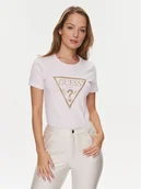 Koszulki i topy damskie - Guess T-Shirt W4RI69 J1314 Różowy Regular Fit - miniaturka - grafika 1