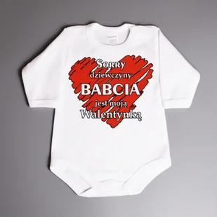Sorry dziewczyny BABCIA jest moją walentynką - body niemowlęce - Body Sorry dziewczyny BABCIA jest moją walentynką - body niemowlęce - Body - miniaturka - grafika 1