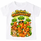 Koszulki dla dziewczynek - Koszulka na dzień marchewki - wzór marchewka5 - miniaturka - grafika 1