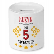 Skarbonki - SKARBONKA DLA SYNA SYNEK WIE WIĘCEJ NIŻ GOOGLE z Nadrukiem ze Zdjęciem + Opakowanie na prezent (wzór 01) - miniaturka - grafika 1