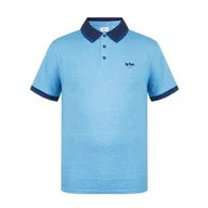Koszulki męskie - Lee Cooper koszulka polo niebieska męska, Rozmiar 3XL - miniaturka - grafika 1