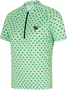 Koszulki sportowe damskie - Ziener Koszulka kolarska "Prescilla" w kolorze zielonym - grafika 1