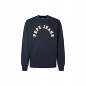 Bluzy męskie - PEPE JEANS BLUZA MĘSKA WESTEND SWEAT GRANATOWA r.L - miniaturka - grafika 1