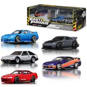 Samochody i pojazdy dla dzieci - Zestaw pojazdów Hot Wheels Premium Szybcy i wściekli Tokio Drift JFL99 (5 szt.) - miniaturka - grafika 1
