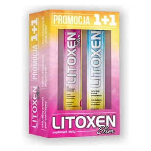 Xenico PHARMA LITOXEN SLIM Zestaw Litoxen Slim, 20 tabletek musujących + Litoxen Elektrolity, 20 tabletek musujących - Witaminy i minerały - miniaturka - grafika 1