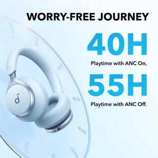 Anker Soundcore Space One Headphones ANC niebieskie - Słuchawki - miniaturka - grafika 5